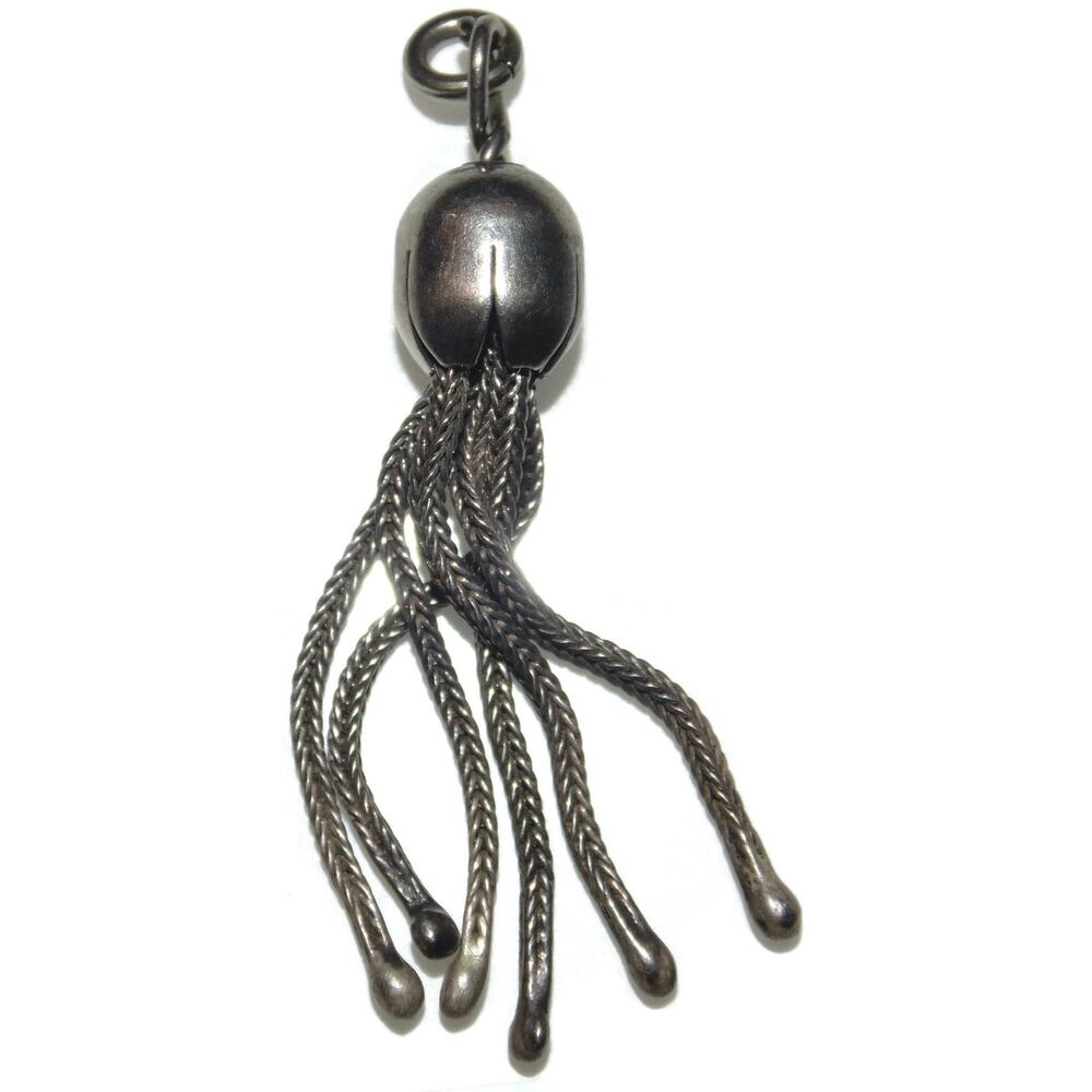 925 Vintage Estate Sterling Silver Pendants Dangle Tassel Tassle